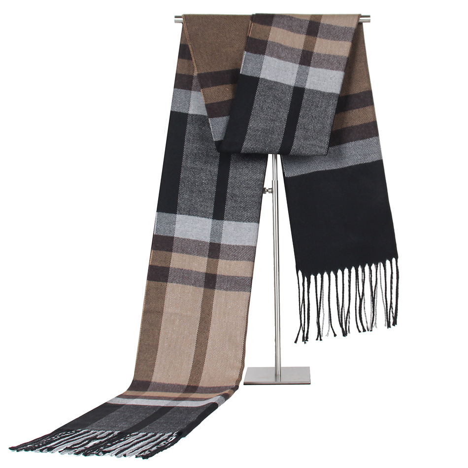 67f9bb819301c9ba74b70c8bbc852cb8.png Men's autumn and winter cashmere scarf 009 - Image 1