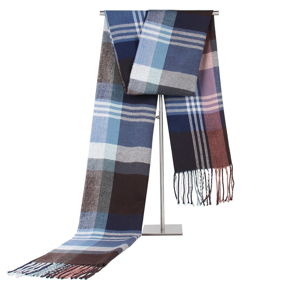 887828fd106be9e5a6c0ce022d06b531.jpeg Men's autumn and winter cashmere scarf 001 - Image 1